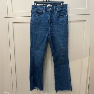 LOFT kick crop Classic Blue Women's Jeans- 8